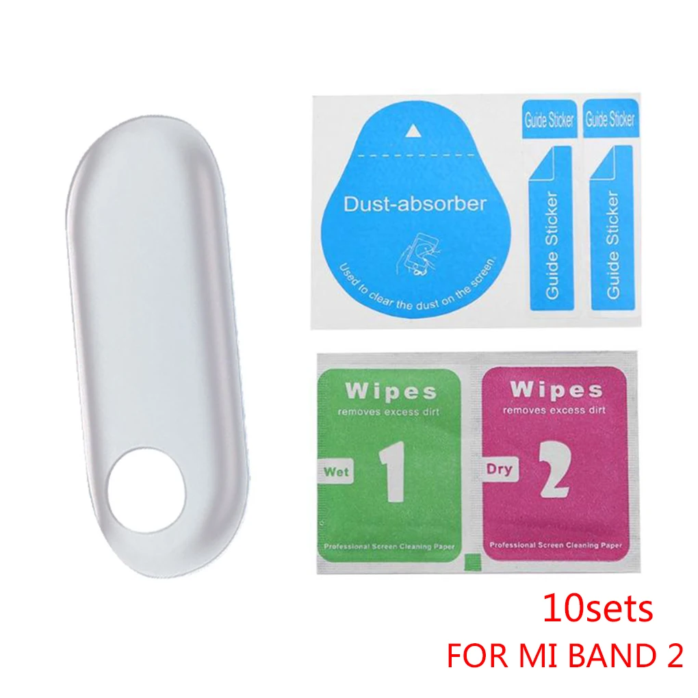 10 шт для Xiaomi Mi Band 2/3/4 Экран плёнка ТПУ полное покрытие браслет пленка защитная часы пылеотталкивающий устойчивый к царапинам - Цвет: 10pcs for Miband 2