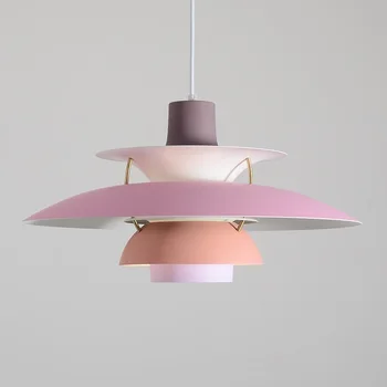 

50cm Round Hanging Lamp with Aluminum Shade