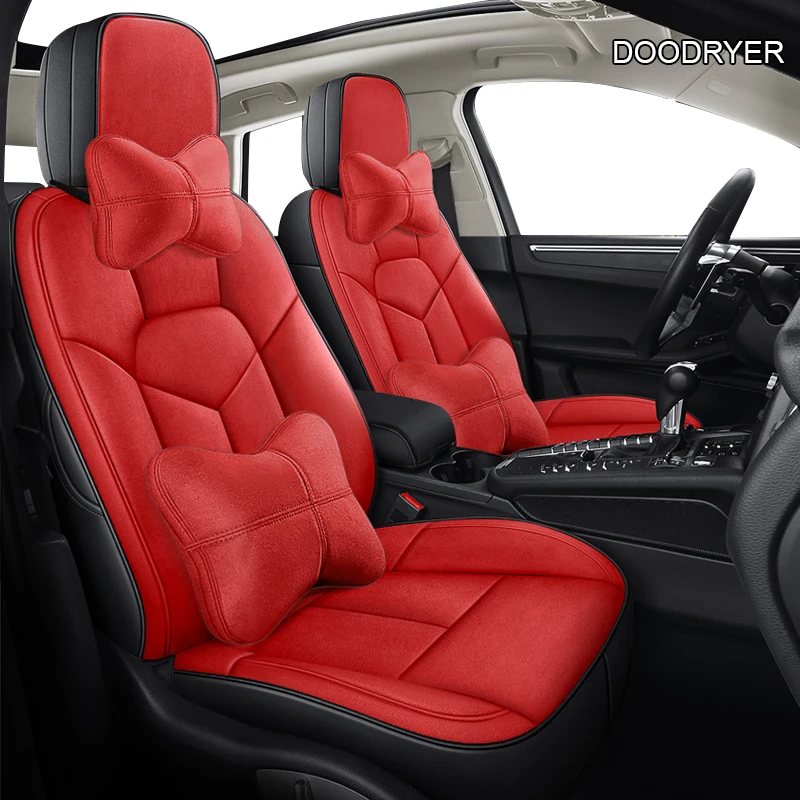Чехол для автомобильного сиденья doobreaker кожаный Volkswagen Passat Beetle Tuareg Tiguan Phaeton VW R36 Eos