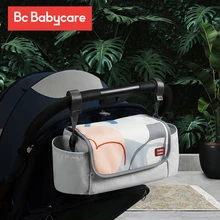BC Babycare-Bolsa de cochecito portátil, organizador de alta capacidad, impermeable, para pañales, multifunción, separada, para mamá