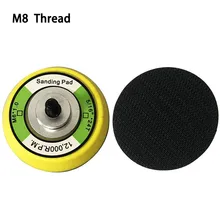 1 pçs 2 Polegada 50mm hook & loop lixar almofada de backup m8/m6 thread polimento almofada proteção ferramentas abrasivas polimento acessórios