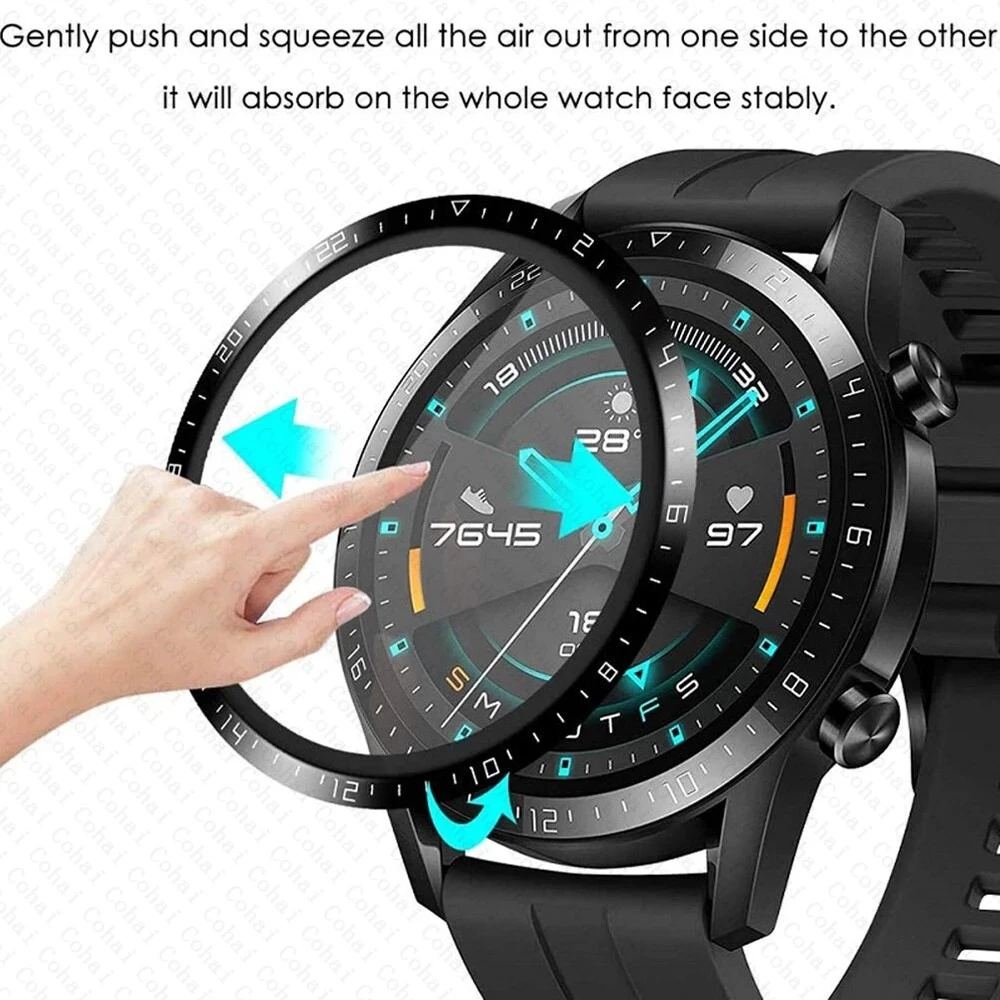 HUAWEI WATCH GT5 pro 46mm【9Hガラスフィルム】つ（For HUAWEI WATCH 