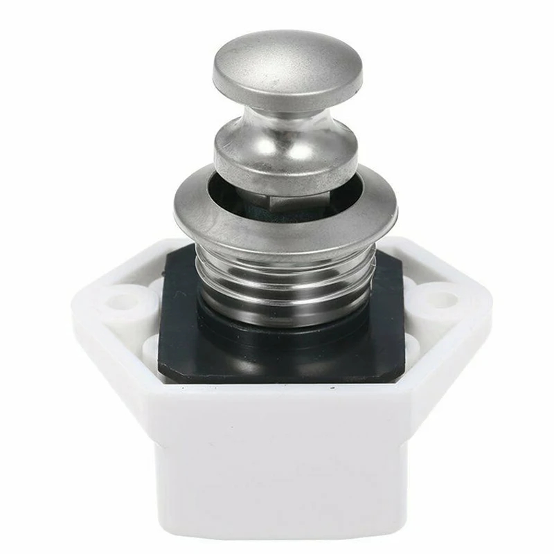 

5pcs Mini Furniture Drawer Handles Push Button Lock Hardware Accessories For Boat & Caravan Cabinets Locking Set