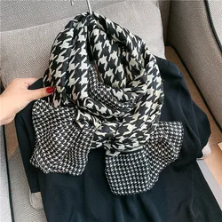 2022 Fashion Animal Leopard Dot Fringe Viscose cotton Shawl Scarf lady High Quality Autumn Winter Wrap Pashmina Muslim Hijab