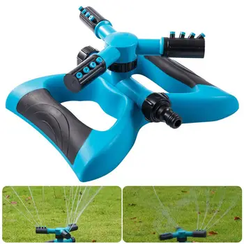 

360 Degree Automatic Rotating Tandem Trigeminal Sprinkler, Nursery Irrigation Garden Automatic Watering Garden Sprinkler 30P