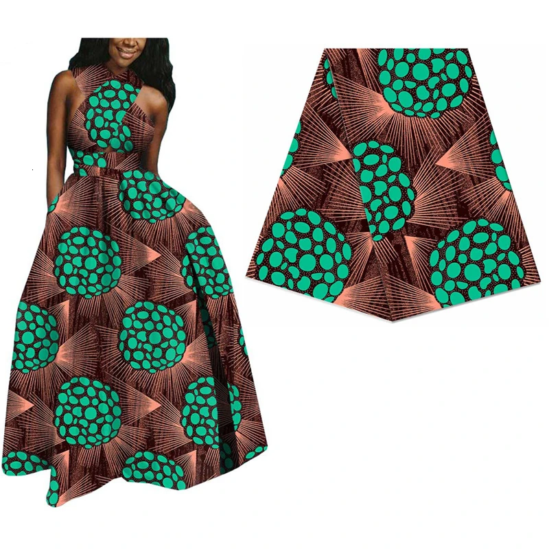 6 ярдов Хлопок африканская печатная настоящая голландская восковая ткань дизайн швейная батик ткань нигерийская настоящая вощеная ткань Анкара