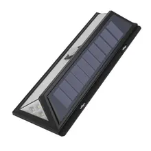 Bright LED Solar Powered PIR Motion Sensor Outdoor Garden Yard Stairs Security Wall Light IP65 Waterproof Lamp