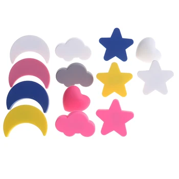 

Children Rubber Door Handles Cute Pink Heart Star Moon Cloud Kitchen Cabinet Knobs And Handles Furniture Handle Drawer Pulls
