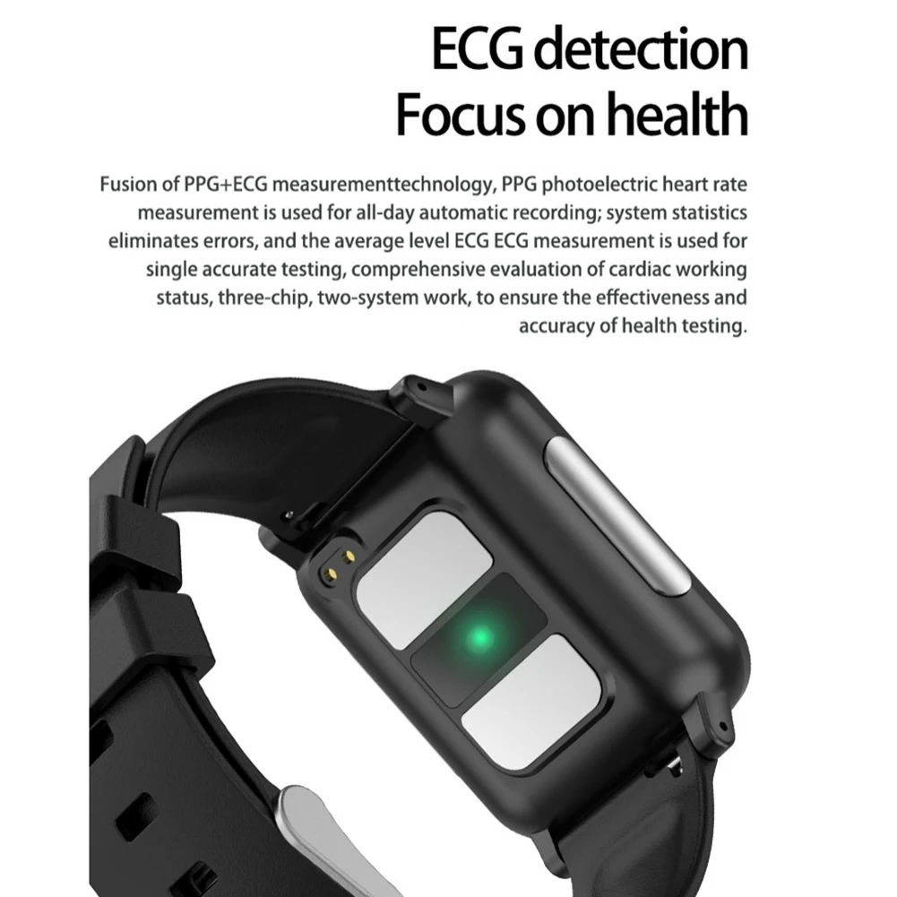 E33 фитнес-трекер монитор сердечного ритма ECG PPG смарт-браслет IP67 Водонепроницаемый Bluetooth Встроенный BT антенна Смарт-часы