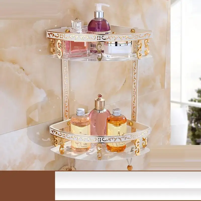 Mensole Esquinero полки Estante Ducha Etagere Фен держатель для душа Banheiro настенные аксессуары Salle De Bain полка для ванной комнаты - Цвет: Version F