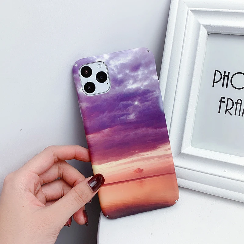 Цветной облако Жесткий ПК чехол для huawei P20 P30lite Коврики 20 30 Pro Nova 3 3i 4 5iPro Honor 9 10lite 8X 9X 20Pro V20 20i 7C Y9