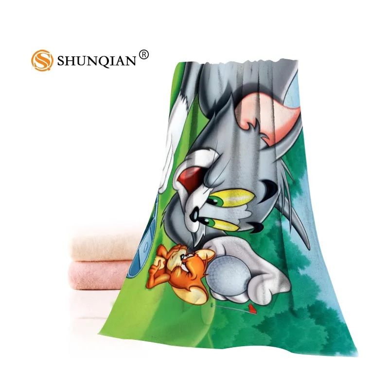 Изготовленное на заказ полотенце для лица Tom and Jerry, Размеры 35x75 см, s, ткань для мытья бамбукового волокна, быстросохнущее спортивное полотенце - Цвет: 6
