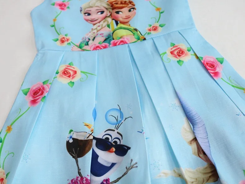 Платье принцессы Эльзы и Анны; Детские платья для девочек; vestido infantil roupas menina robe noel; платья для малышей; костюм jurken