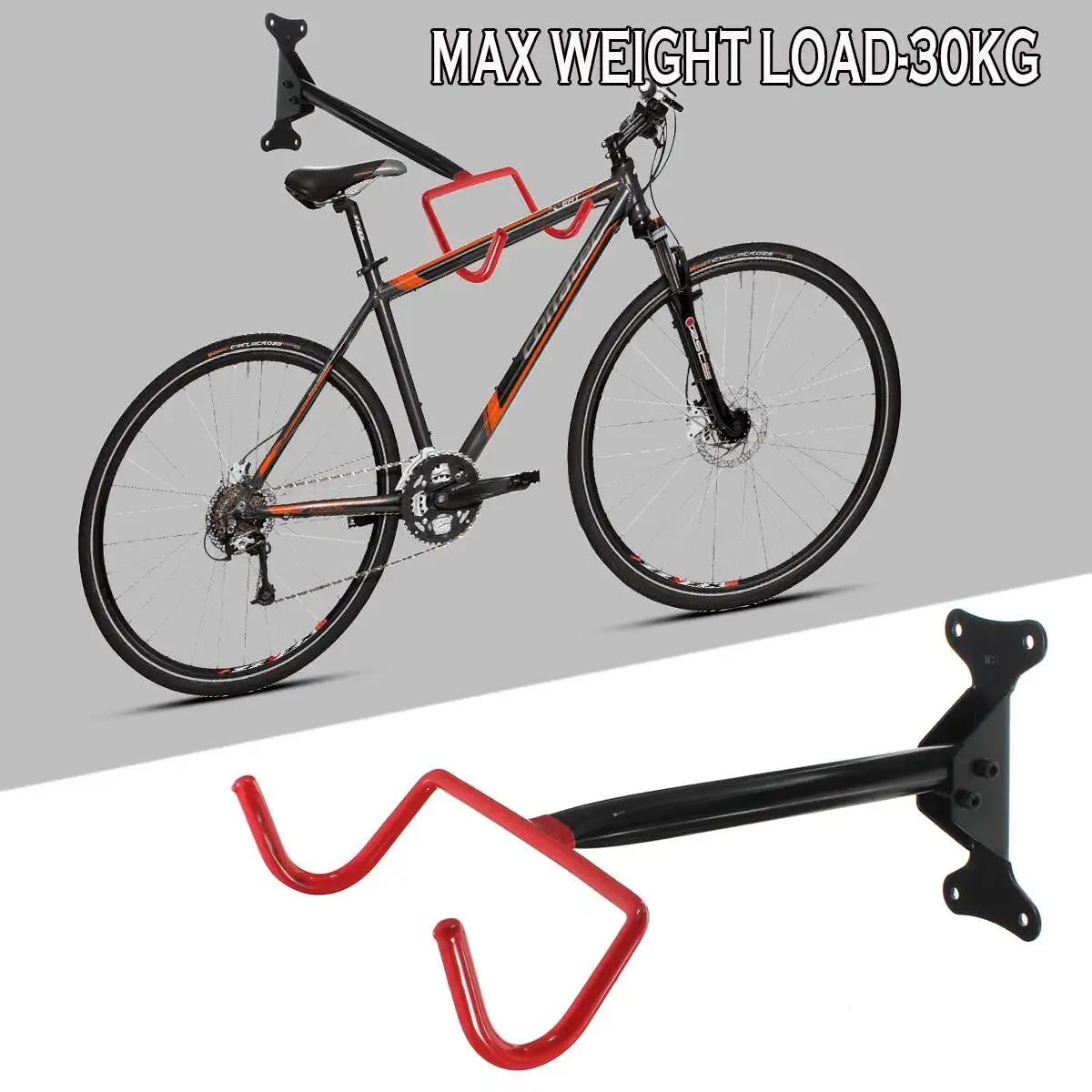 outdoor wall mounted bike rack