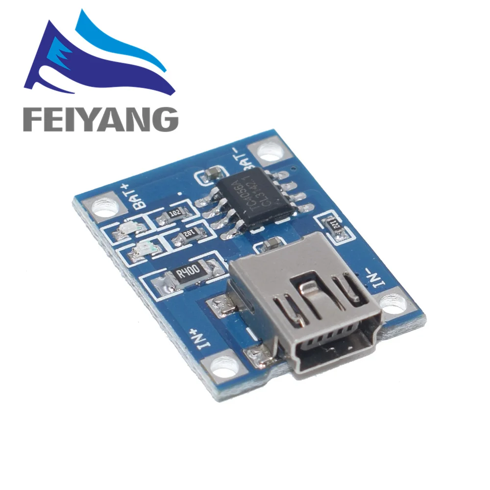 1 шт. type-c/Micro USB 5 В 1A 18650 TP4056 модуль зарядного устройства для литиевых батарей зарядная плата с защитой двойные функции 1A li-ion