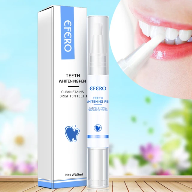 EFERO Teeth Whitening Pen Cleaning Serum Remove Plaque Stains Dental Tools Whiten Teeth Oral Hygiene Tooth
