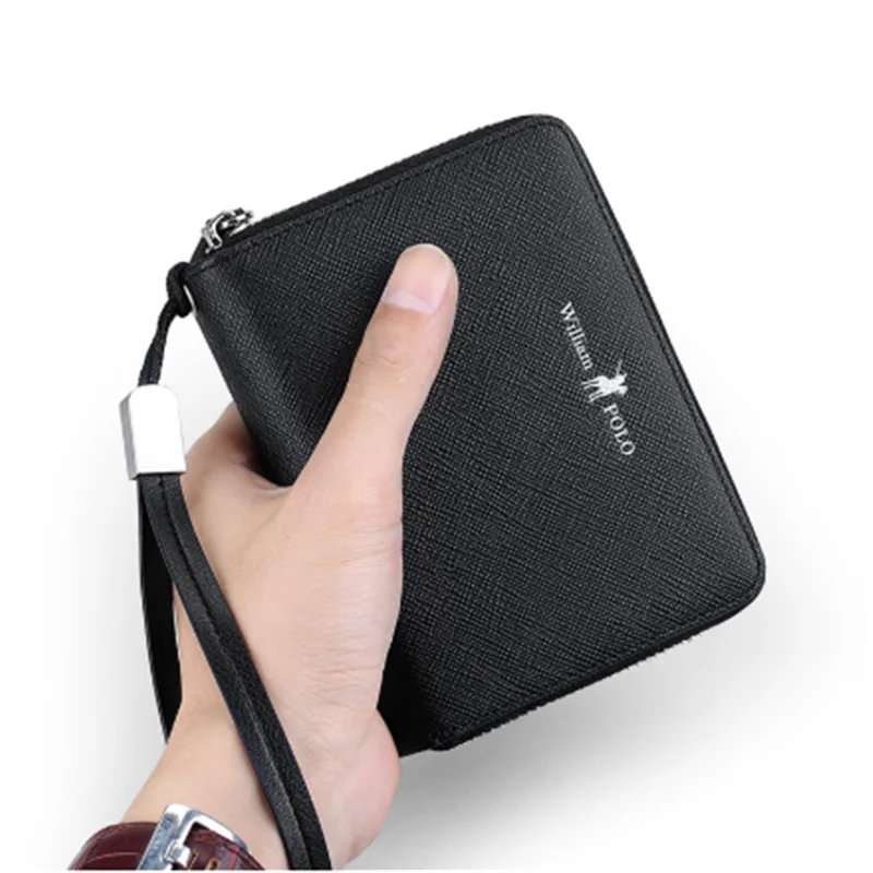 Williampolo anti-theft brush 30 card organ men and women card package anti-degauss rfia genuine leather credit set wallet