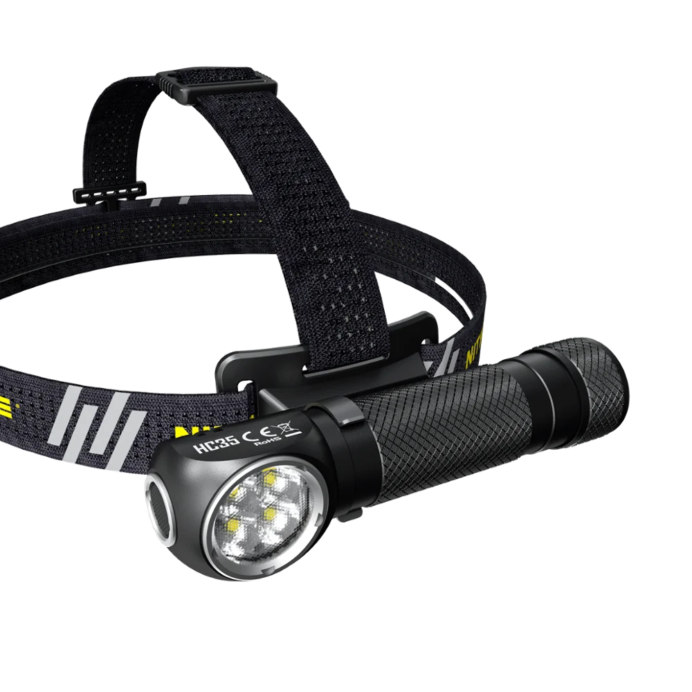NITECORE HC35 USB перезаряжаемая фара 4* XP-G3 S3 светодиоды Макс. 2700 люмен дальность луча 134 м Спорт на открытом воздухе налобный фонарь