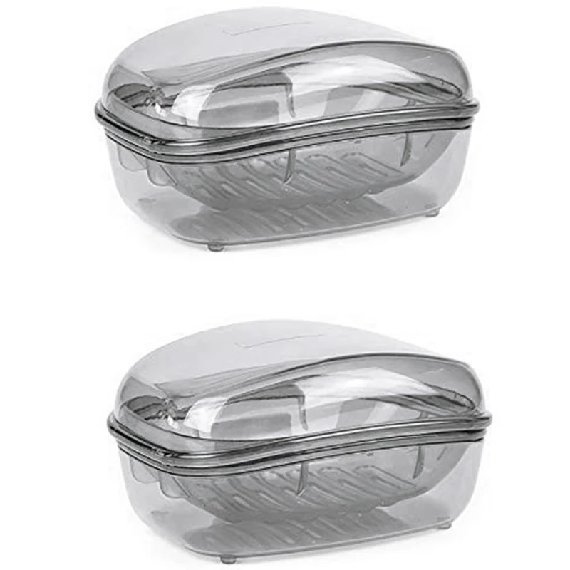 

Soap Case Holder Container Box for Home Large Size Transparent Plastic Soap Case Holder Portable Clear Soap Container Box Home S