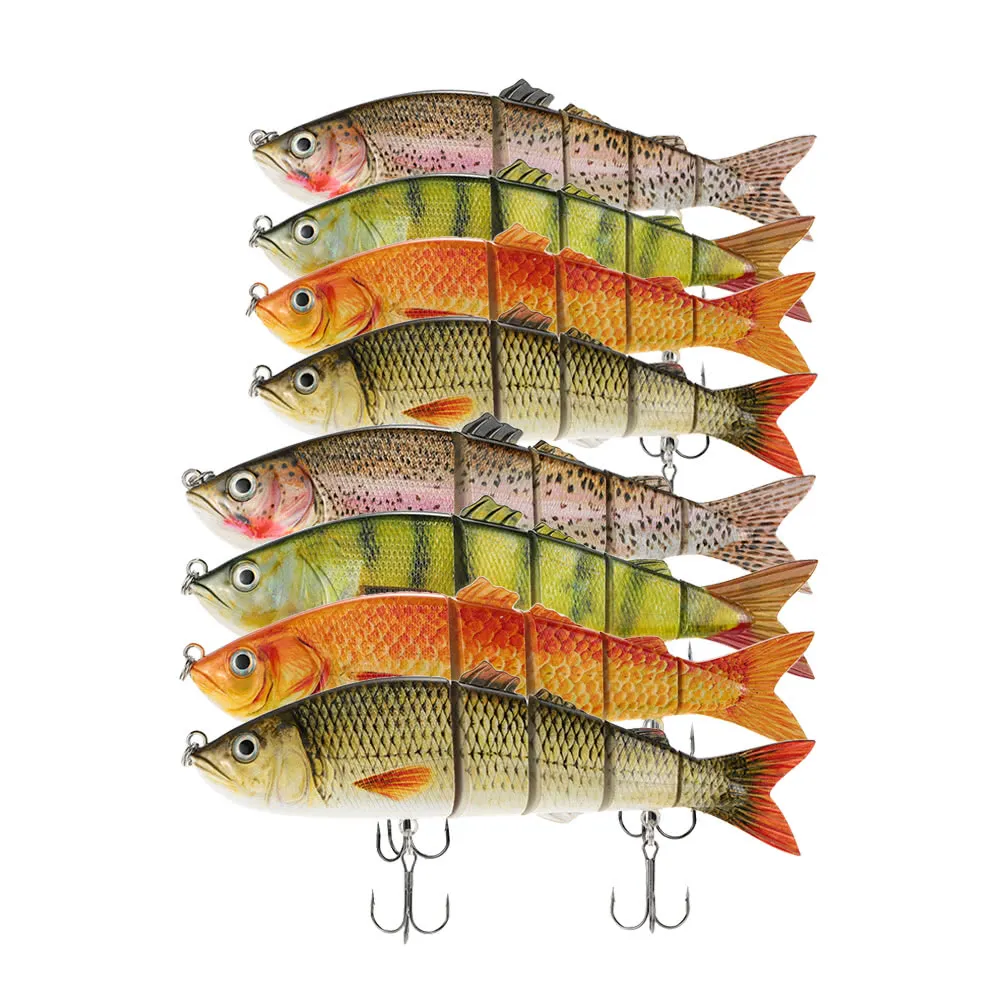 22cm / 25cm Lifelike Multi-jointed 5-segement Swimbait Hard Fishing Lure Bass Bait