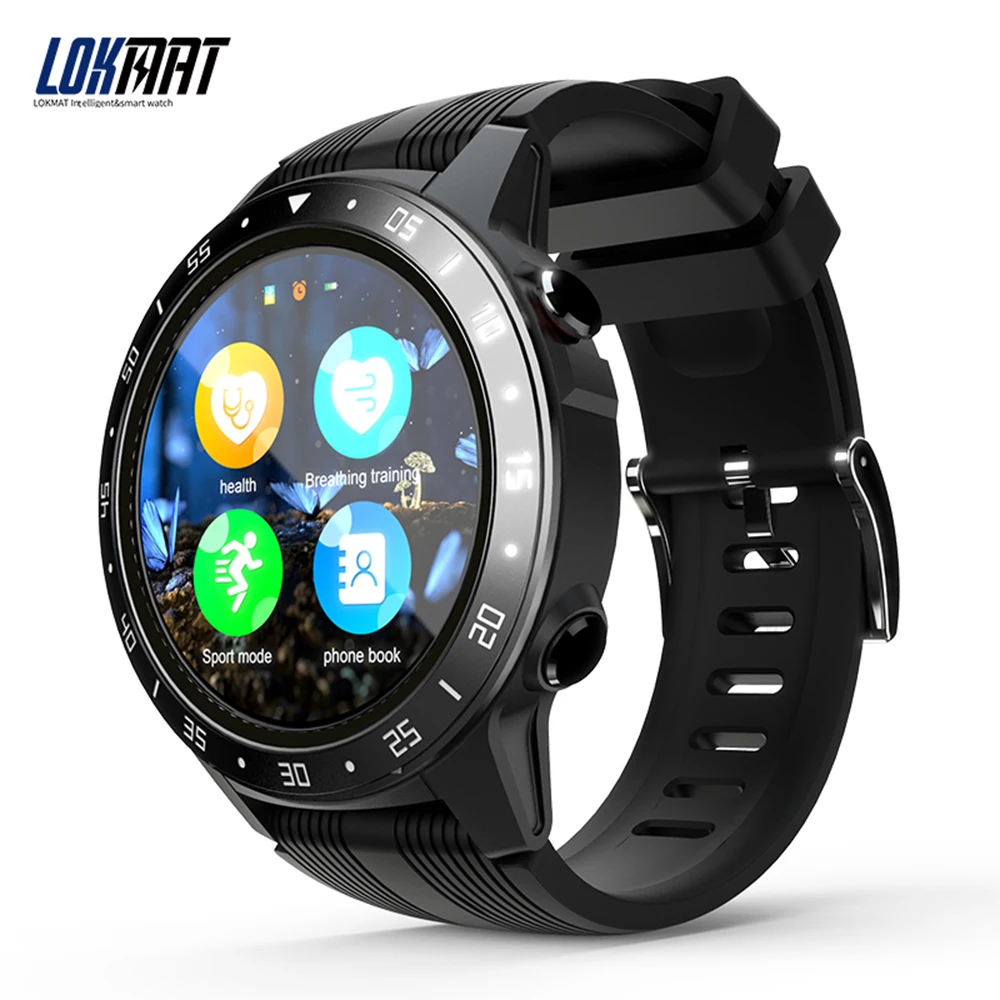 

LOKMAT SMA-TK05 Smart Watch 1.3inch Screen BT3.0+4.0 Pedometer Heart Rate Alarm Remote Camera GPS Sports Smartwatch Men Women