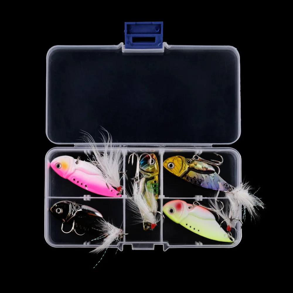 

Heng Jia Hot Sales Boxed VIB Bait Set Metal VIB Bait Metal Lure Box018