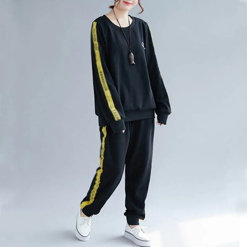 Зимние толстовки больших размеров, обхват груди 150 см, 6XL, 7XL, 8XL, 9XL, толстовки черного цвета, комплект из двух предметов