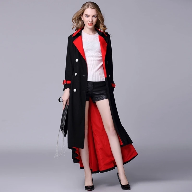 

2020 Winter Top Women Double Breasted Long Wool Blends Coat Fashion Elegant Belt Turn Down Collar Thick Warm Overcoat Female S-L