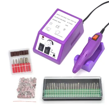 

Nail Electric Machine Manicure Nails Art Drill Accessory Pedicure Kit +30pcs Nail Drill Bit+50pcs Sanding Bands