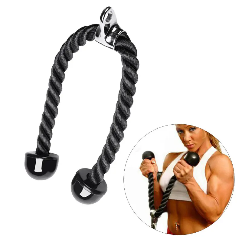 

Fitness Equipment Nylon Drawstring Biceps Drawstring Non-slip Cable Attachment Drawstring for Exercise Triceps Resistance Bands