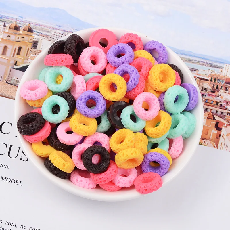 

Colorful Mini Donut Addition Slime Filler for Slime DIY Polymer Addition Slime Accessories Toy Lizun Model Tool for Kids Toys E