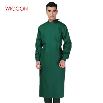 

Long Sleeve Hospital Medical Surgical Gown High Quality Women Men Doctor Operating Lab Coat Beauty Salon Work Uniform