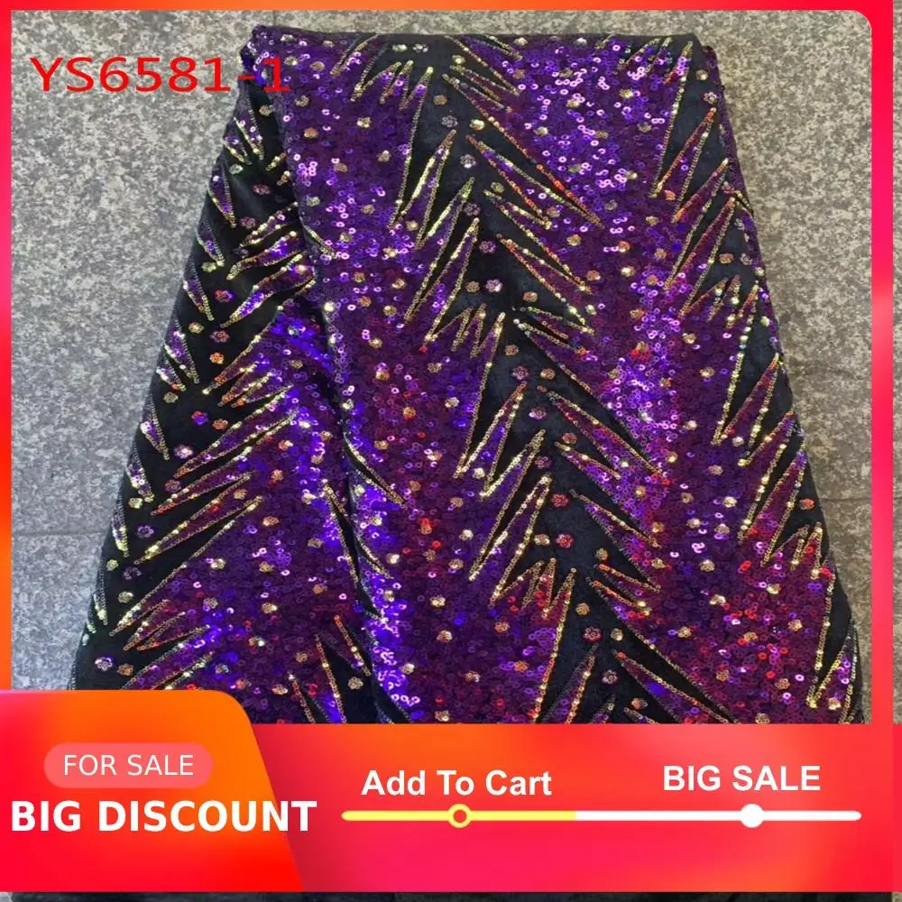 Хорошая цена высокое качество темно-фиолетовые блестки кружева с вышивкой 5