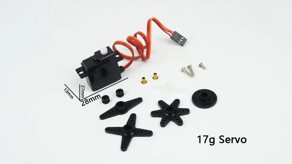 4 шт./лот высокоскоростной цифровой PZ/EMAX Servo 1 7g 2. Φ 9g 17g 37g для радиоуправляемого
