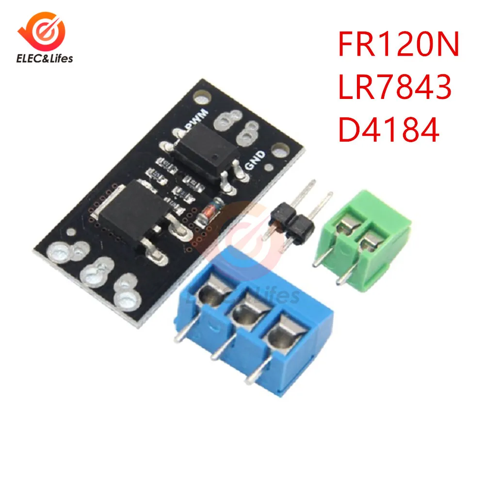 

FR120N LR7843 AOD4184 D4184 Isolated MOSFET MOS Tube FET Module Replacement Relay 100V 9.4A 30V 161A 40V 50A Board Circuits