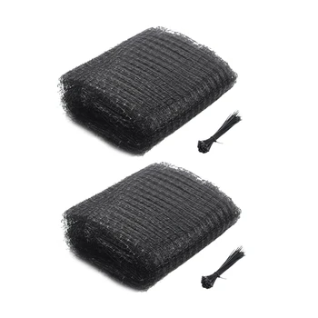 

Anti Bird Netting, Deer Fence, Pond Net with 50Pcs Cable Ties Garden Vegetables Fruit Plants Ponds