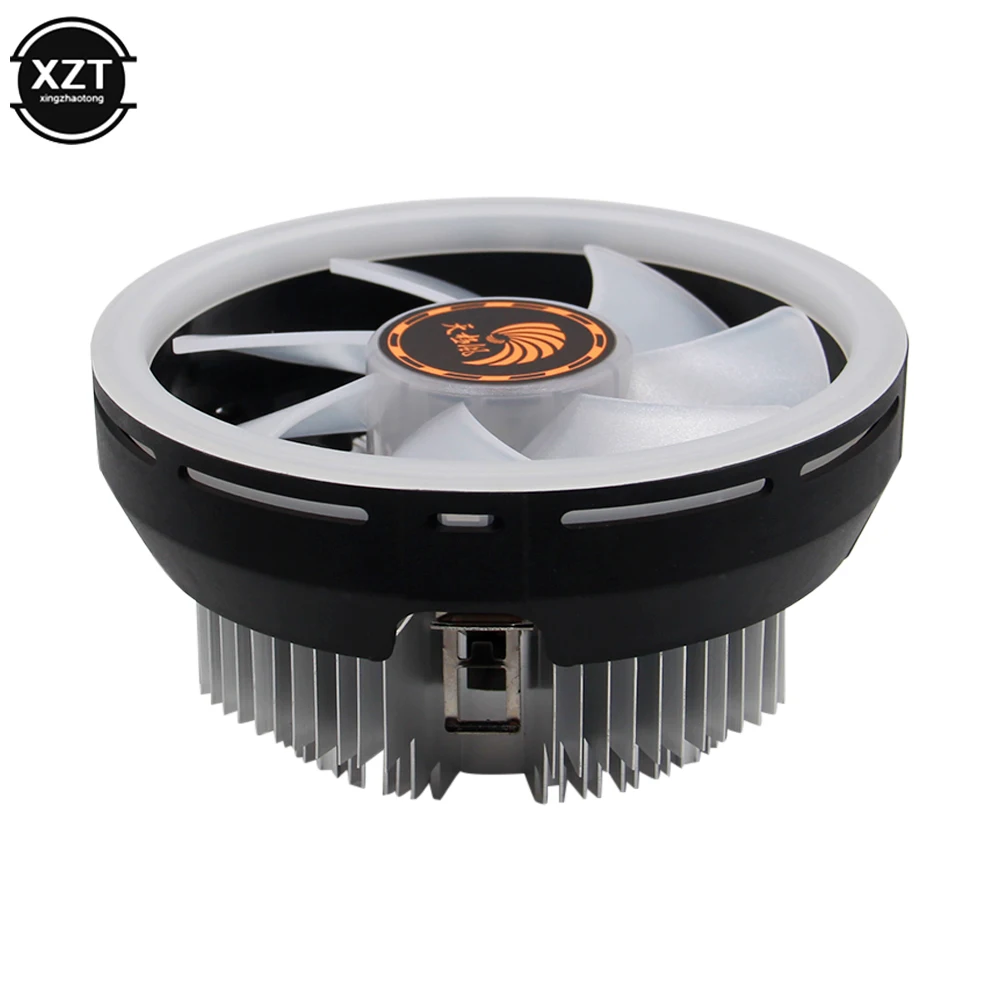CPU Cooler Radiator Led Heat Sink AMD Intel Silent 3Pin PC CPU Cooling Cooler Heatsink Fan LGA/115X/775/AM3/AM4