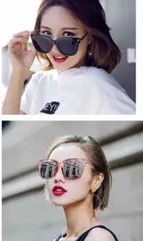 

Metal polarized sunglasses women's brand designer retro fashion decoration очки classic trend UV400 Gafas de sol mujer