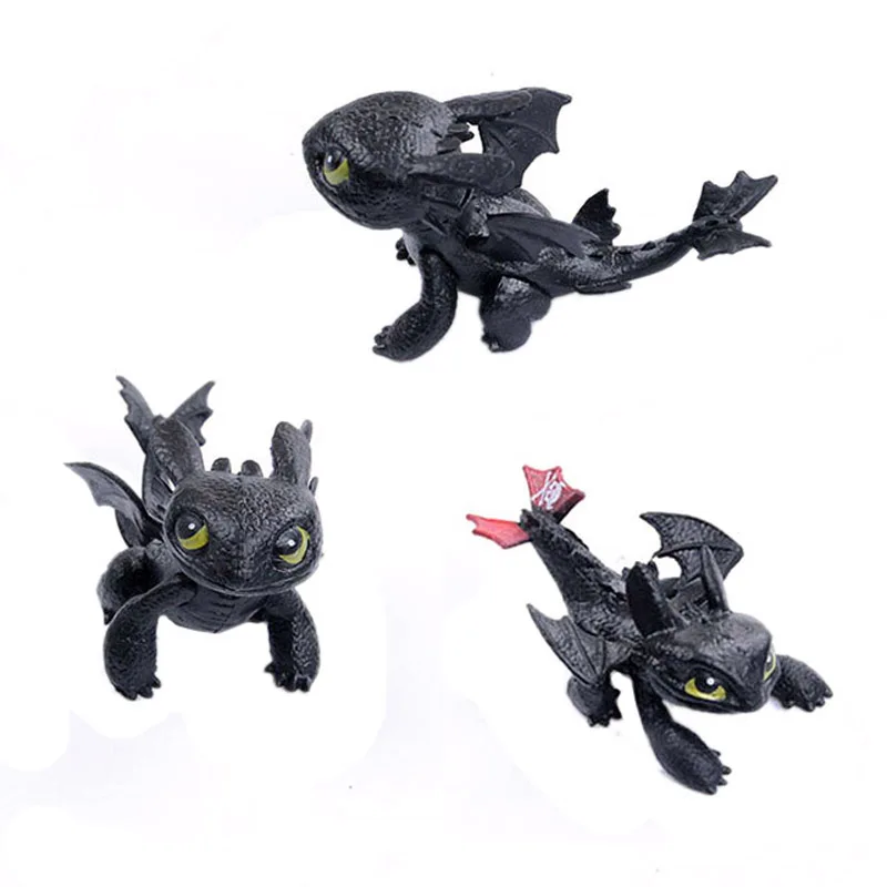 7cm How to Train Your Dragon Toothless Action figure Toyless Toothless Toys For Children's Birthday Gifts K0010