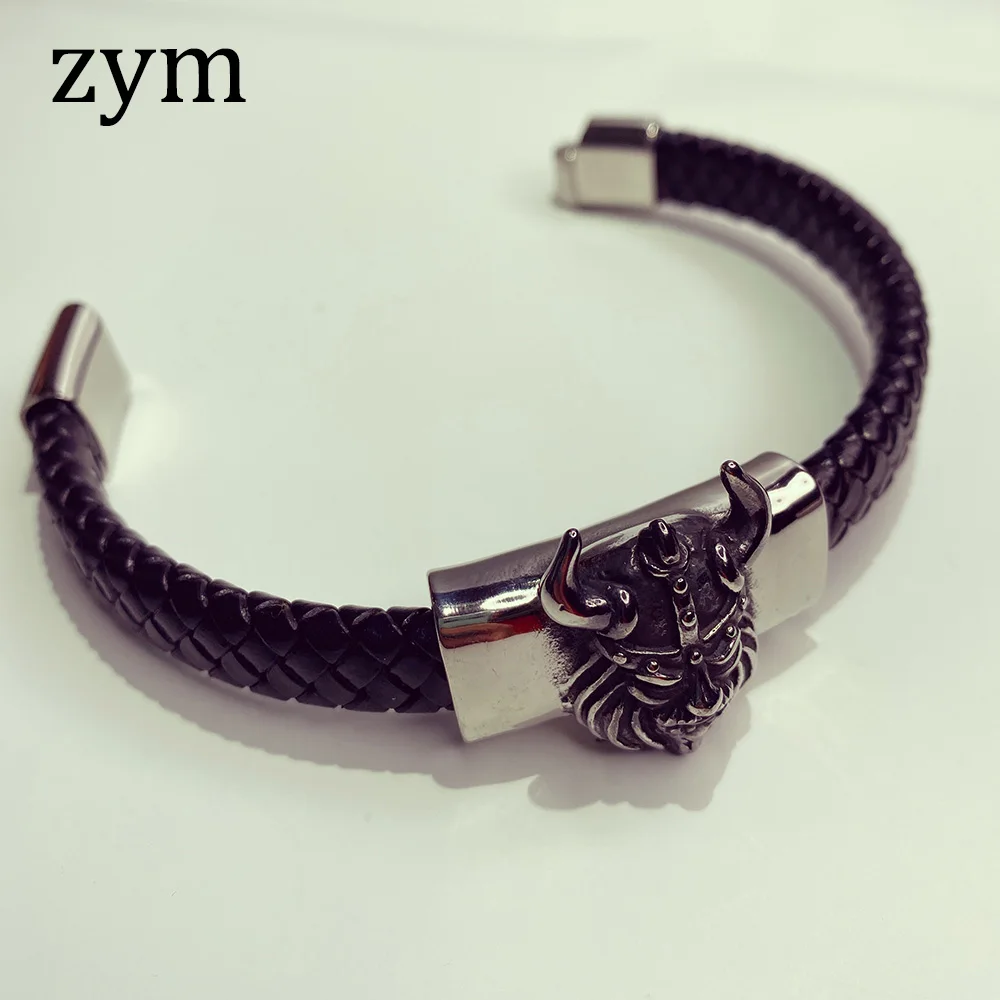 Zym2019 популярный бренд devil браслет Высокое качество европейский и американский стиль браслет Модный Ретро дизайн Мужской панк браслет