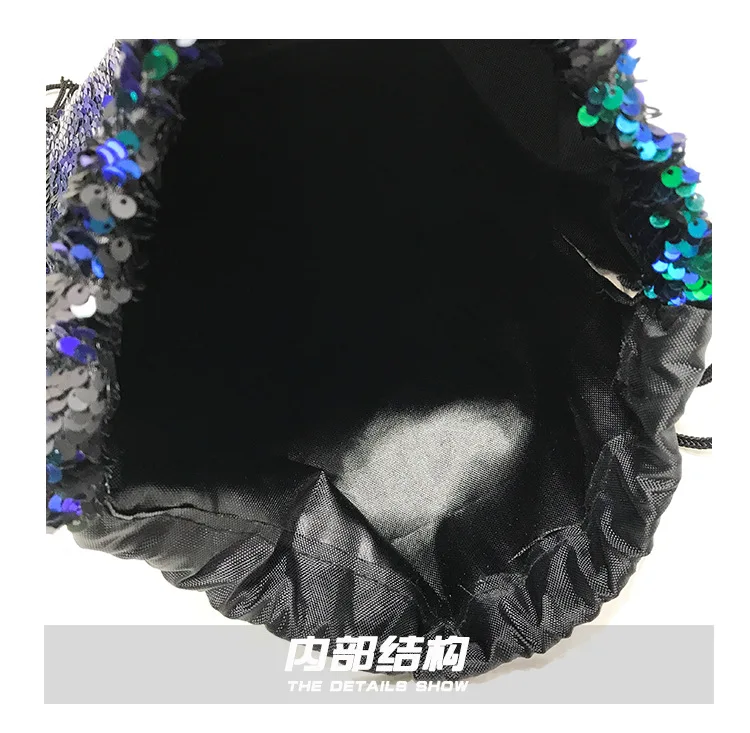 Новая мода блестки Drawstring Рюкзак луч порт s сумка для хранения карман сумка для покупок путешествия рюкзак