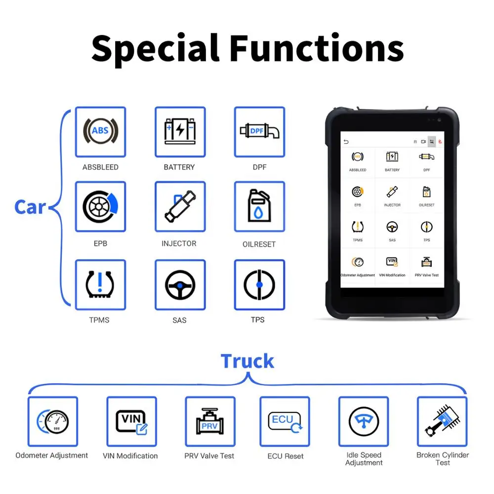 Humzor NexzPad с Bluetooth/WiFi Full Системы OBD2 гироборд колесами 8 дюймов планшет устройство для