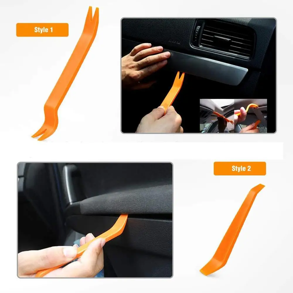 Auto Door Clip Panel Trim Removal Tool Kits Navigation Disassembly Seesaw Car Interior Plastic Seesaw Conversion Tool Dropship 6