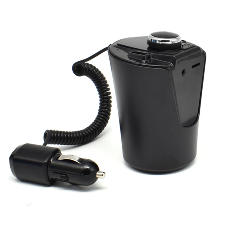 Car Mp3 Bluetooth Phone Handsfree Fm Transmitter For Dual Usb Charger Handsfree Mp3 Palyer - Название цвета: Bx6-Black