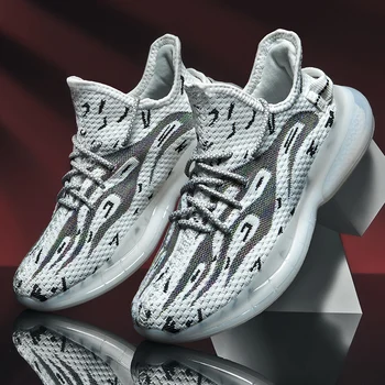 

new arrival Autumn Men Shoe Lightweight Breathable Men Casual Shoes High Quality Men Sneakers Mesh Round Toe Sports Casual Shoes