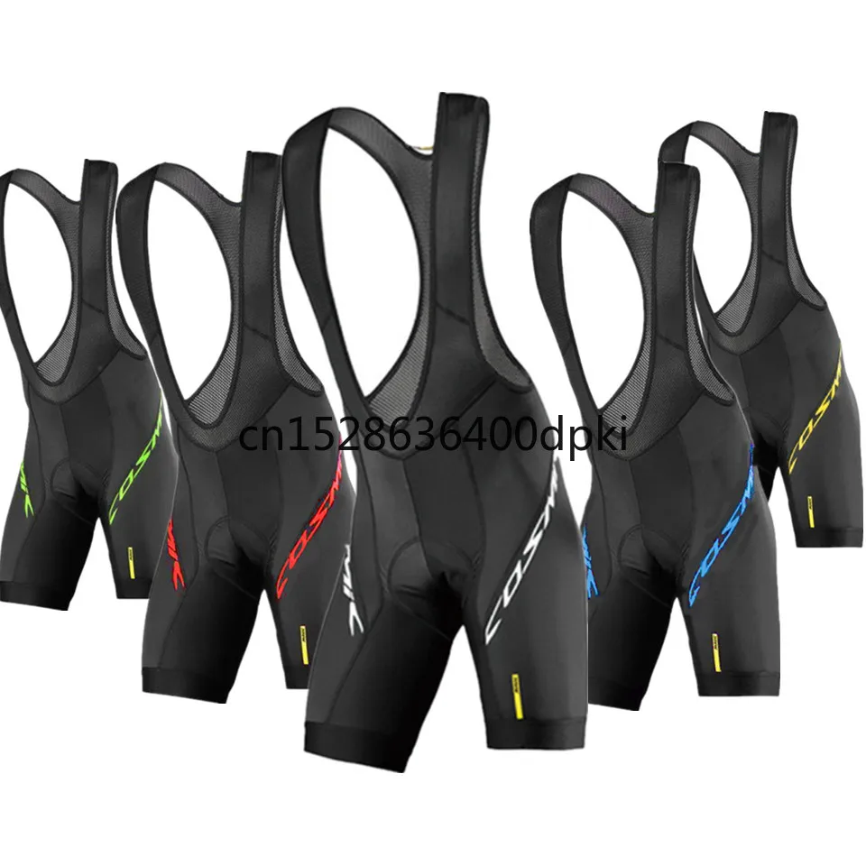 Pro Team Mavic 2021 New Cycling 9D GEL Pad Bib Shorts MTB Quick Dry Breathable Padded Sport Bike Wear Bicycle Lycra