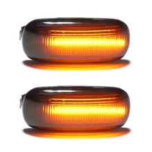 2 pieces Led Dynamic Side Marker Turn Signal Light Sequential Blinker Light For Audi A3 S3 8P A4 S4 RS4 B6 B7 B8 A6 S6 RS6 C5 C7