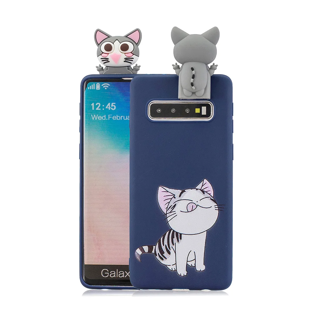 Животное телефон чехол s для samsung Note8/9/10 S8/9/10 плюс J4 Plus A5/6/7/9/10/20E мультфильм 3D панда