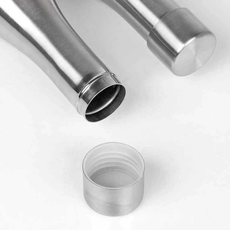 Vodka Stainless Steel Bottle  500ml Hip Flask Steel Funnel Outdoor Portable PU Leather Russia Whisky Liquor Flagon Men's Gift