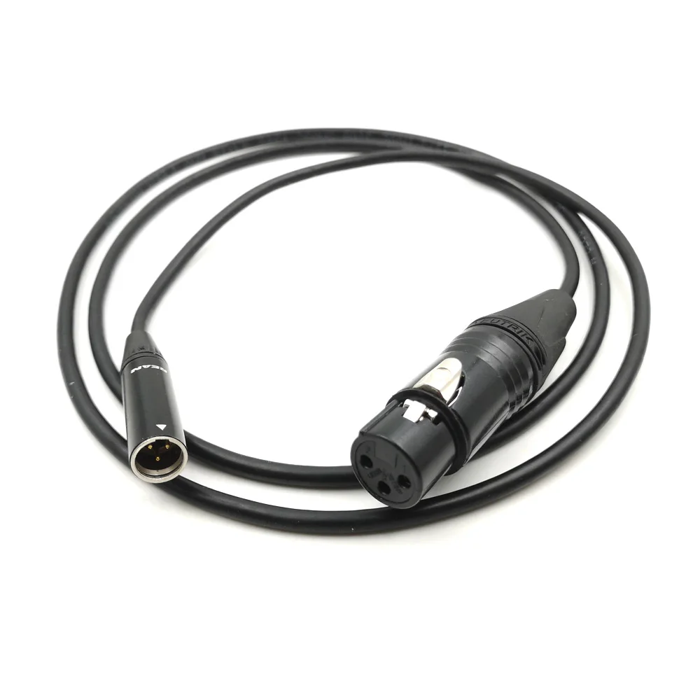 

BMD Blackmagic Pocket Cinema BMPCC 4k Camera Microphone Audio Cable, Mini XLR 3 pin male to XLR 3 pin female
